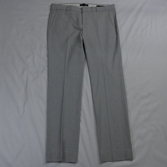 Banana Republic 6 Gray Heather Ryan Straight StretDress‎ Pants - Picture 1 of 7